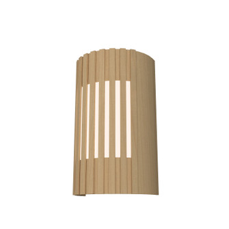 Slatted LED Wall Lamp in Maple (486|420LED34)