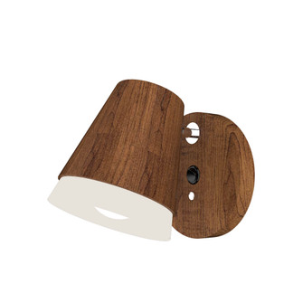 Clean One Light Wall Lamp in Imbuia (486|413806)