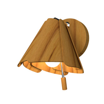 Fuchsia One Light Wall Lamp in Teak (486|413612)