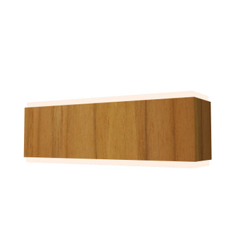 Clean LED Wall Lamp in Teak (486|407LED12)