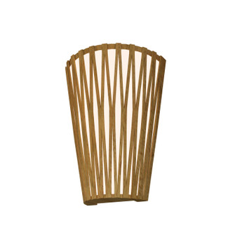 Living Hinges Two Light Wall Lamp in Louro Freijo (486|406609)