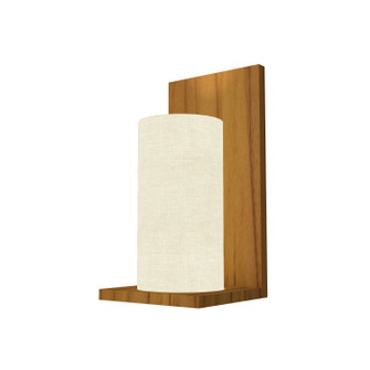 Clean One Light Wall Lamp in Teak (486|405112)