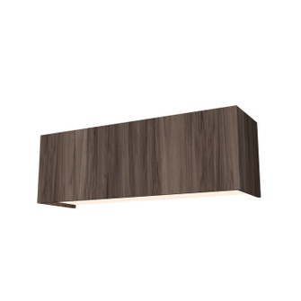 Clean LED Wall Lamp in American Walnut (486|404LED18)