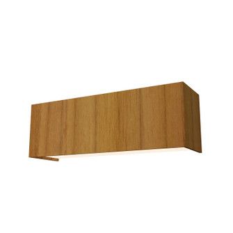 Clean LED Wall Lamp in Teak (486|404LED12)