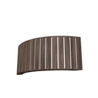 Slatted LED Wall Lamp in American Walnut (486|4039LED18)