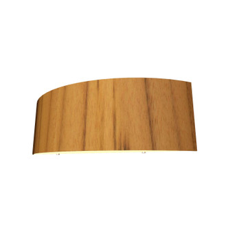 Clean LED Wall Lamp in Teak (486|4013LED12)