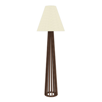 Slatted One Light Floor Lamp in American Walnut (486|361218)