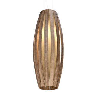 Barrel One Light Pendant in American Walnut (486|30518)