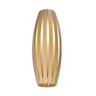 Barrel One Light Pendant in Louro Freijo (486|30409)