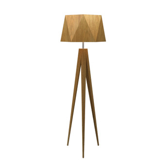Facet One Light Floor Lamp in Louro Freijo (486|303409)