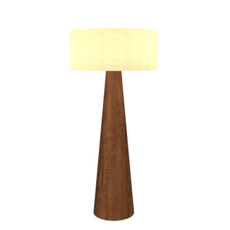 Conical One Light Floor Lamp in Imbuia (486|300406)