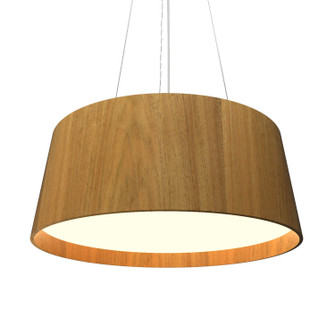 Conical LED Pendant in Louro Freijo (486|296LED09)