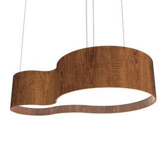 Organic LED Pendant in Imbuia (486|285LED06)