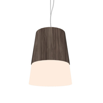 Conical LED Pendant in American Walnut (486|264LED18)