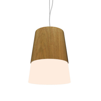 Conical LED Pendant in Louro Freijo (486|264LED09)