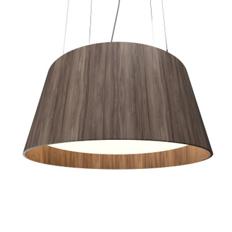 Conical LED Pendant in American Walnut (486|255LED18)