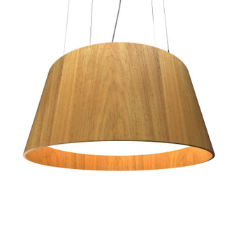 Conical LED Pendant in Louro Freijo (486|255LED09)