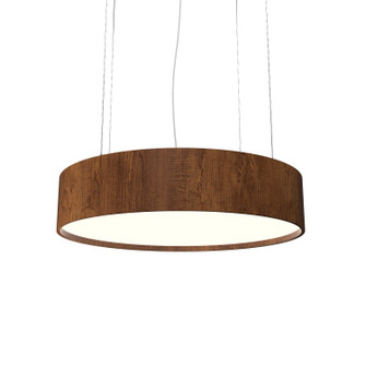 Cylindrical LED Pendant in Imbuia (486|231LED06)