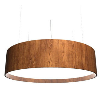 Cylindrical LED Pendant in Imbuia (486|217LED06)