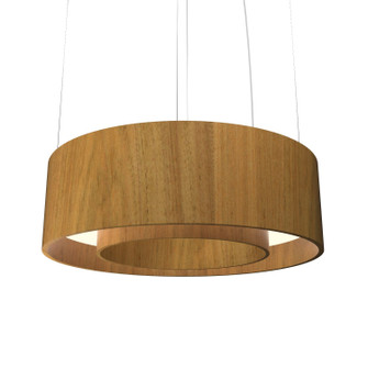 Cylindrical LED Pendant in Louro Freijo (486|215LED09)