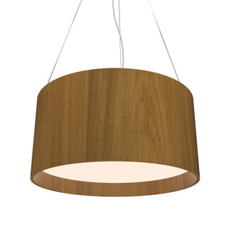 Cylindrical Three Light Pendant in Louro Freijo (486|21409)