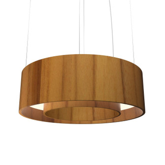 Cylindrical LED Pendant in Teak (486|213LED12)