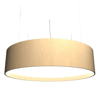 Cylindrical LED Pendant in Maple (486|207LED34)