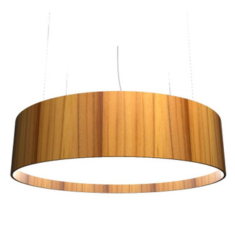 Cylindrical LED Pendant in Teak (486|204LED12)