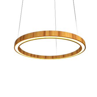 Frame LED Pendant in Teak (486|1436LED12)