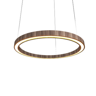 Frame LED Pendant in American Walnut (486|1431LED18)
