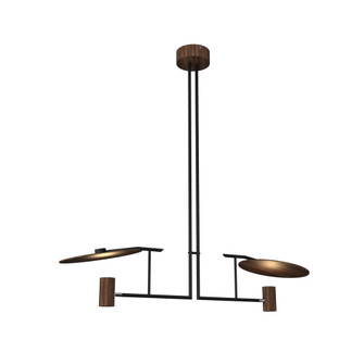 Dot Two Light Pendant in American Walnut (486|142118)