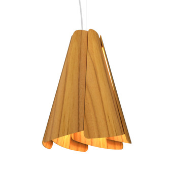 Fuchsia One Light Pendant in Teak (486|136312)