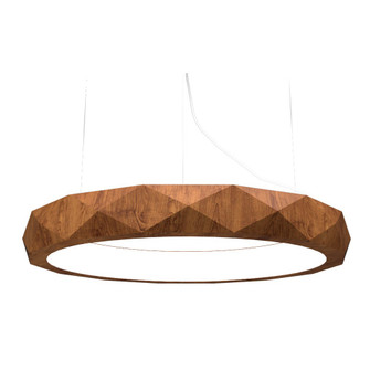 Facet LED Pendant in Imbuia (486|1357LED06)