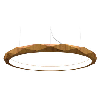Facet LED Pendant in Teak (486|1354LED12)