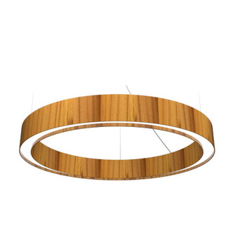 Cylindrical LED Pendant in Teak (486|1353LED12)