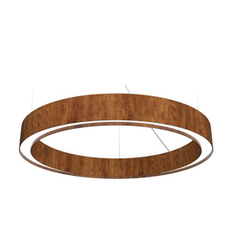 Cylindrical LED Pendant in Imbuia (486|1351LED06)