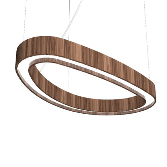 Organic LED Pendant in American Walnut (486|1329LED18)