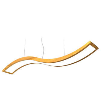 Clean LED Pendant in Teak (486|1300LED12)