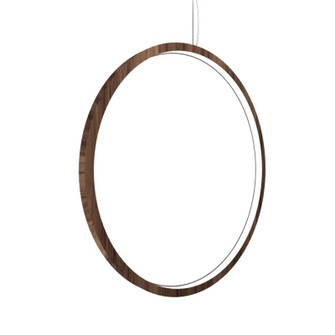 Frame LED Pendant in American Walnut (486|1297LED18)