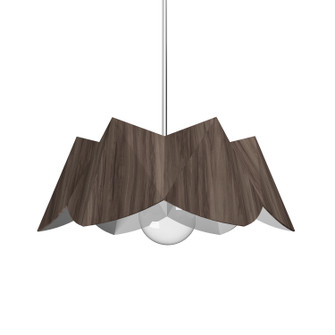 Physalis One Light Pendant in American Walnut (486|128318)