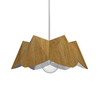 Physalis One Light Pendant in Louro Freijo (486|128309)
