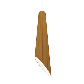Conical One Light Pendant in Teak (486|127712)
