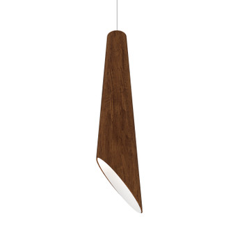 Conical One Light Pendant in Imbuia (486|127706)