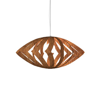Clean One Light Pendant in Imbuia (486|124406)