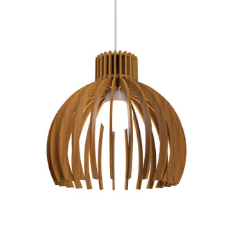 Stecche di Legno One Light Pendant in Teak (486|123712)