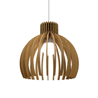 Stecche di Legno One Light Pendant in Louro Freijo (486|123709)
