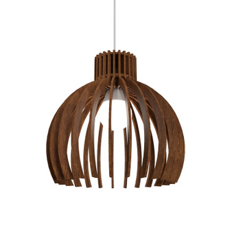 Stecche di Legno One Light Pendant in Imbuia (486|123706)