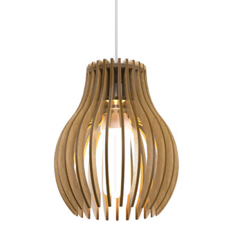 Stecche di Legno One Light Pendant in Louro Freijo (486|123609)