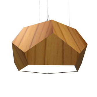 Facet LED Pendant in Teak (486|1226LED12)