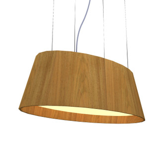 Oval LED Pendant in Louro Freijo (486|1218LED09)